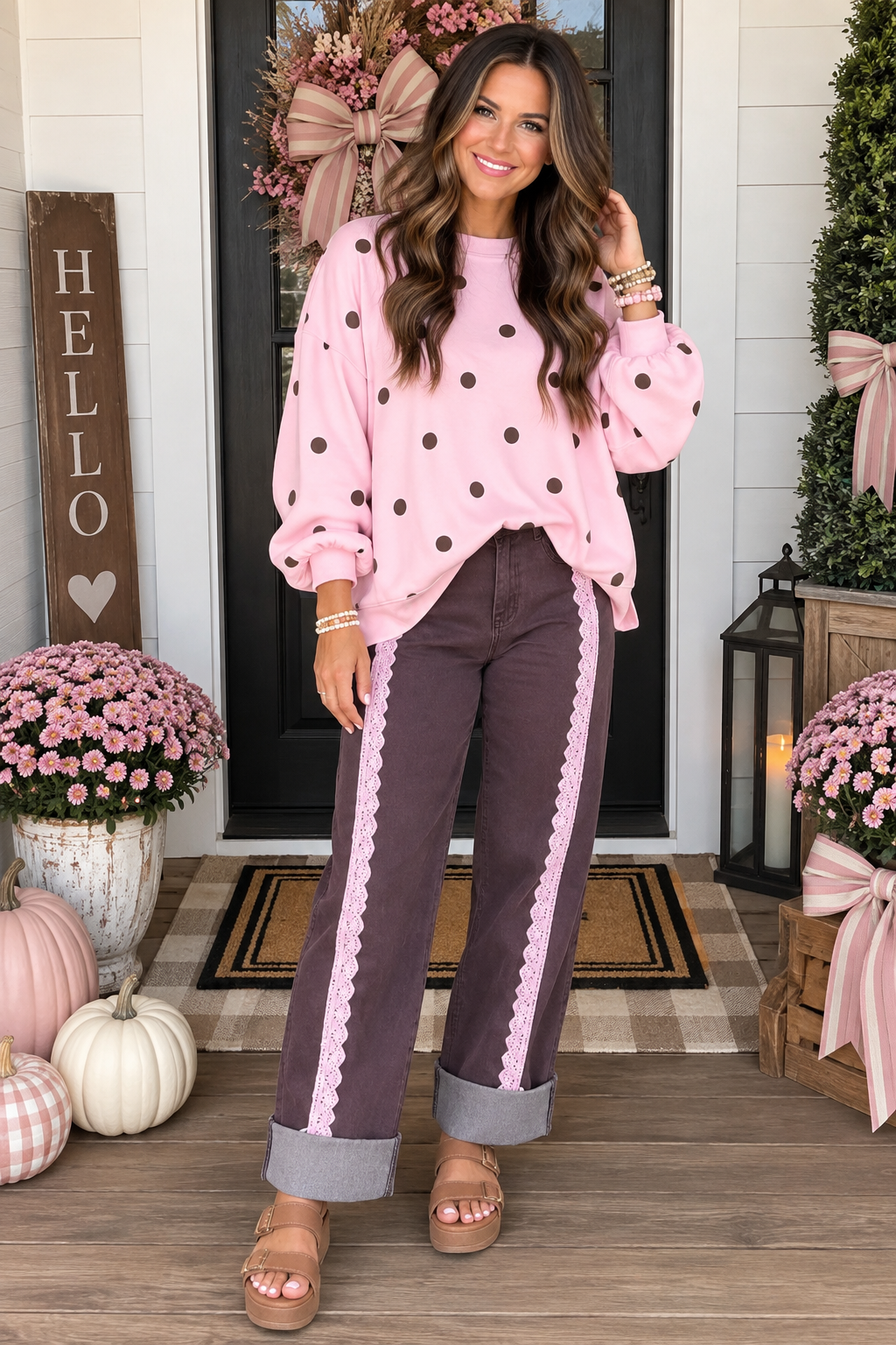 Polka Dot Pullover