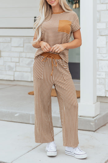 Stripe Drawstring Set