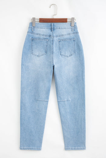 High Rise Barrel Jeans