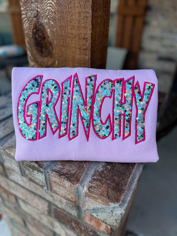 Sequin Grinchy Appliqué