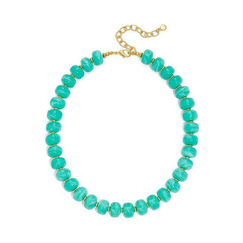 Natural Stone Fall Beaded Necklaces RTS