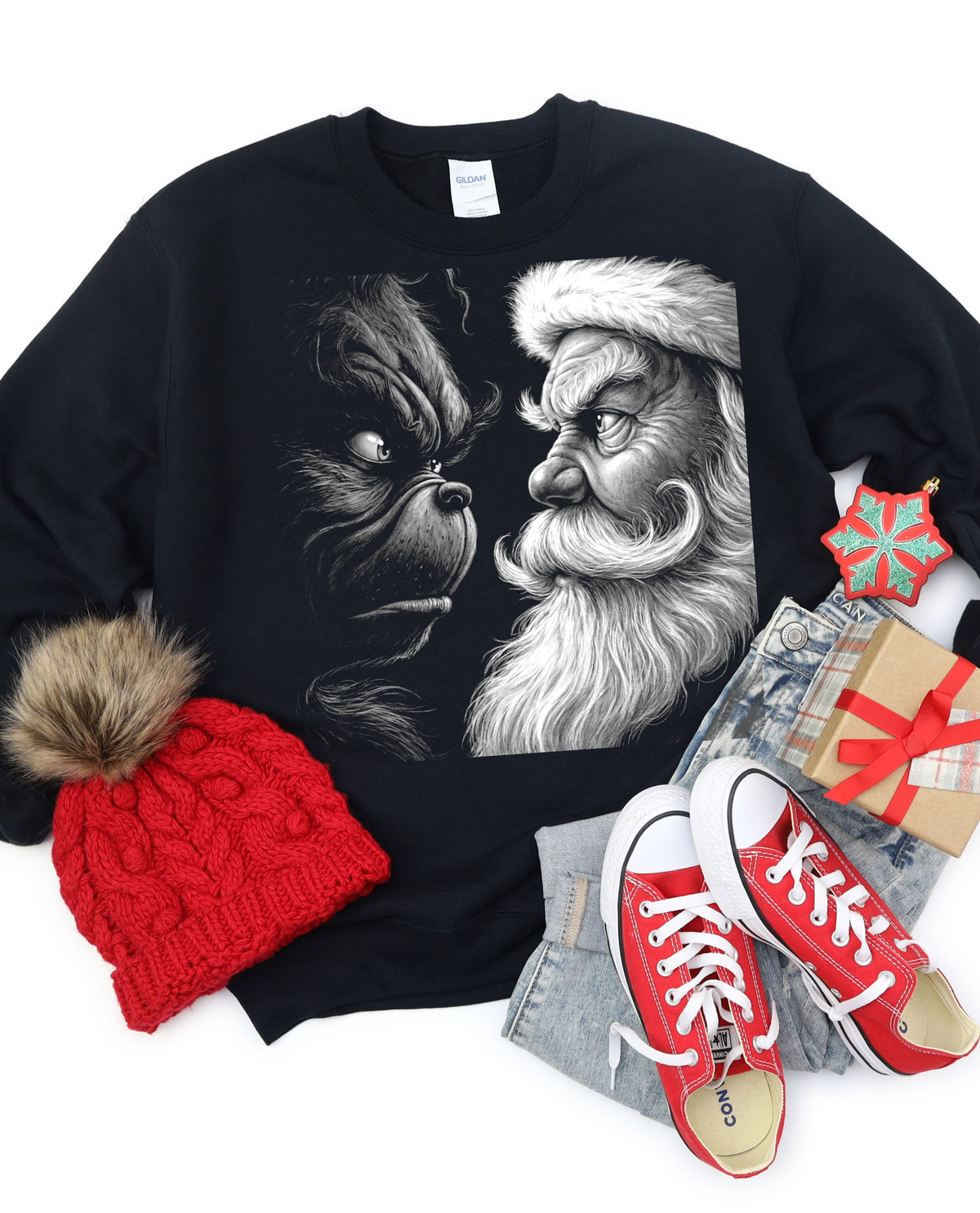 Grinch & Santa