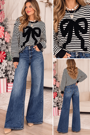 Blue Acid Wash Jeans (Light or Dark Wash)