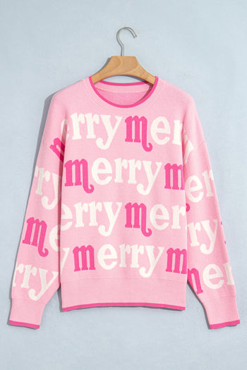 Pink Merry Knit Sweater