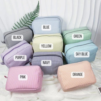 Embroidered Cosmetic Bags