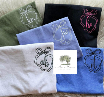 Bow Monogram TShirts