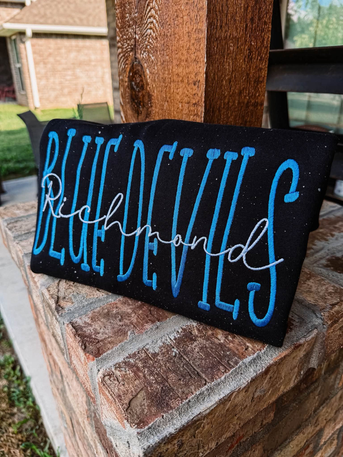 Embroidered Splatter Customs