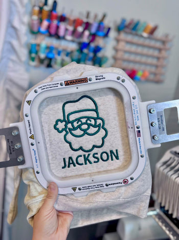 Puff Santa Crewnecks with Name