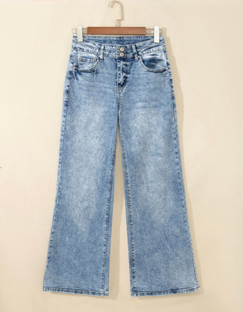 Blue Acid Wash Jeans (Light or Dark Wash) RTS