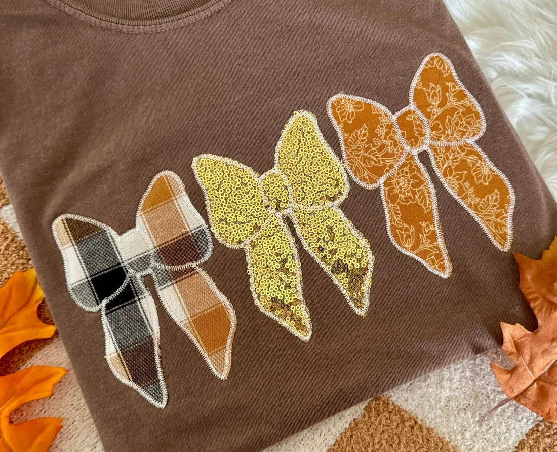 Sequin Fall Bows