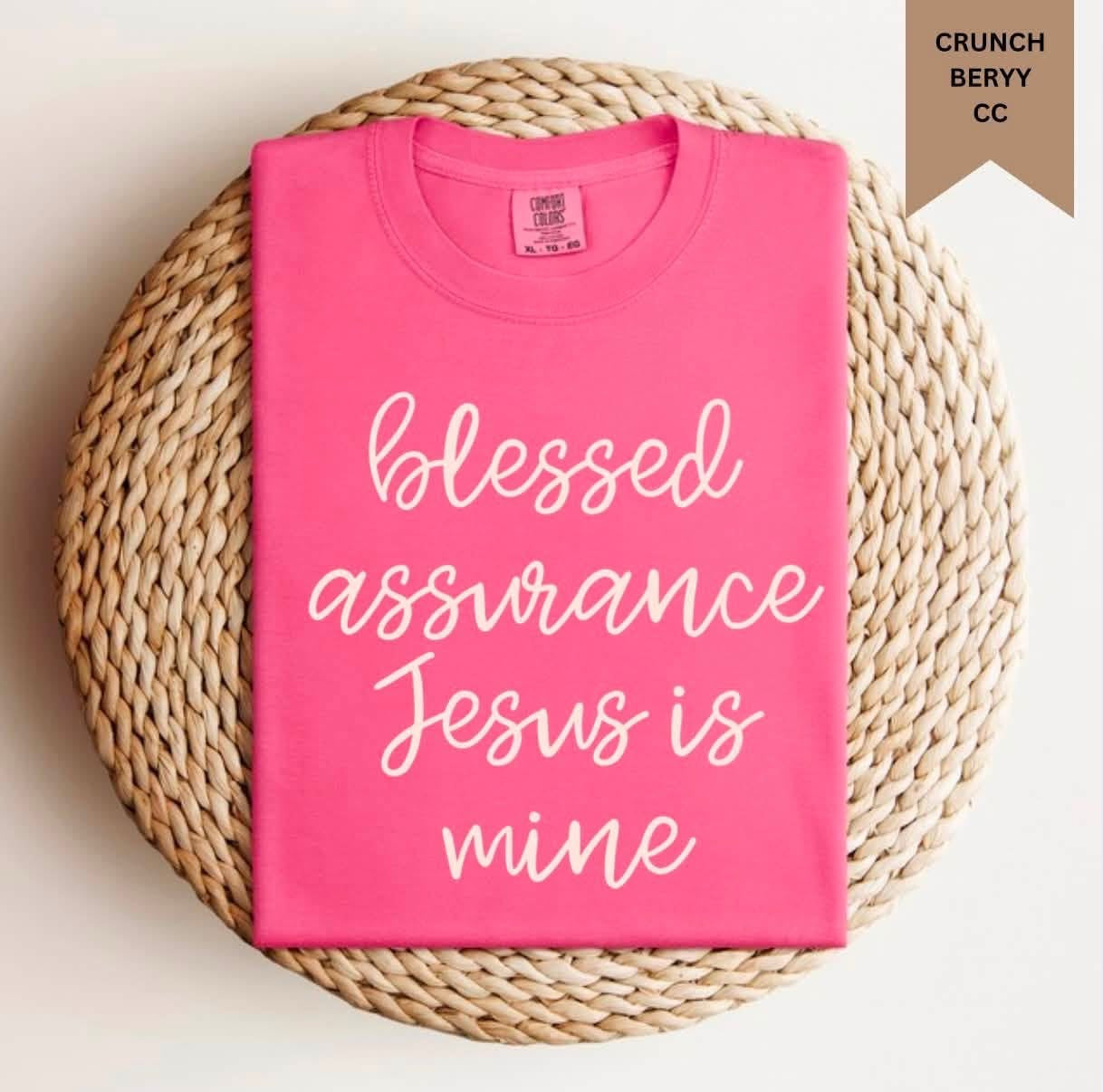 Blessed assurance Jesus is mine
