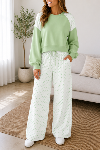 Polka Dot Patchwork Set