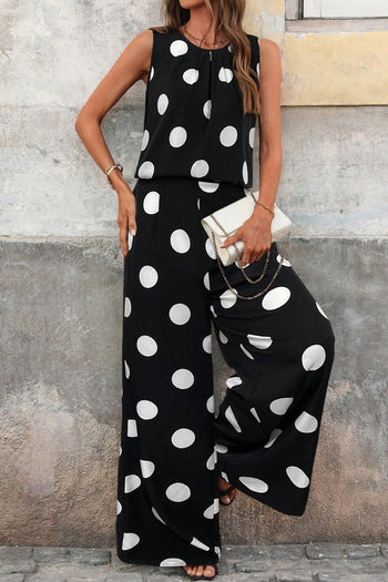 Black Polka Dot Outfit