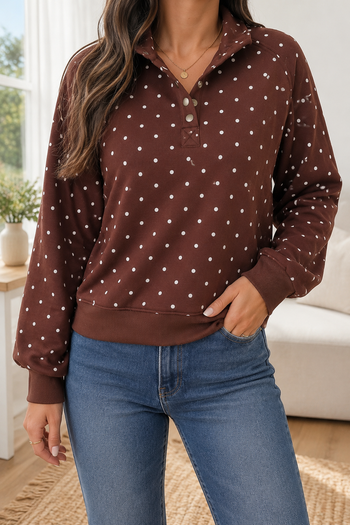 Polka Dot Pullover