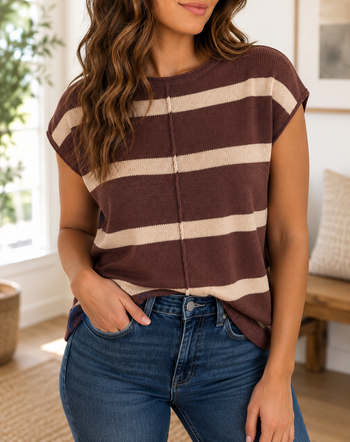 Stripe Knit Sweater