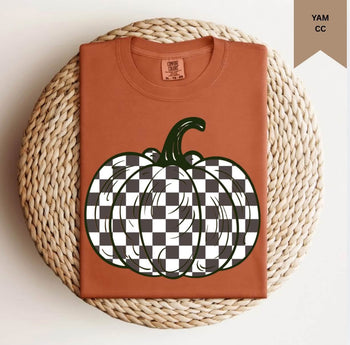 Checkered pumpkin