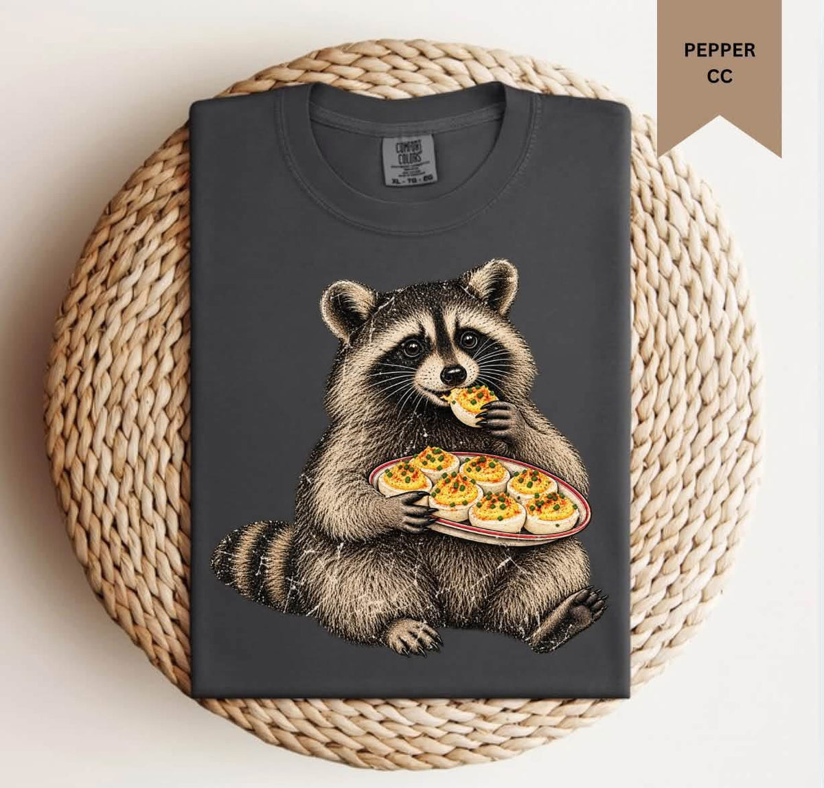 Raccoon & Eggs