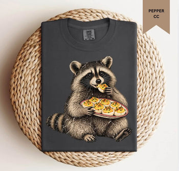 Raccoon & Eggs