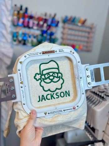Puff Santa Crewnecks with Name