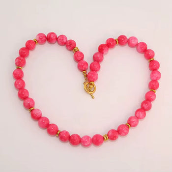 Color Pop Jade Chocker Necklace RTS