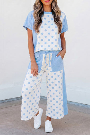 Polka Dot Wide Leg Set RTS
