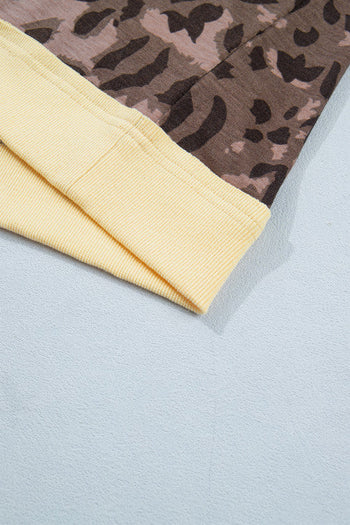 Leopard V Neck Set