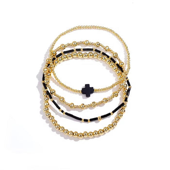 Stackable Cross Bracelet Sets RTS