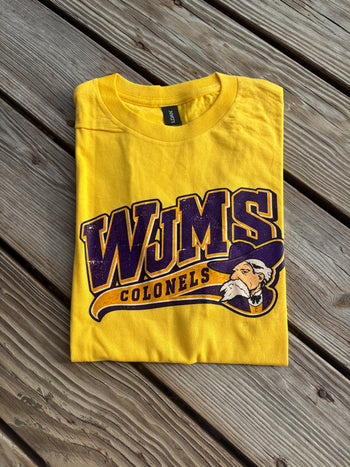 WJMS RETRO ( GOLD )  TSHIRT