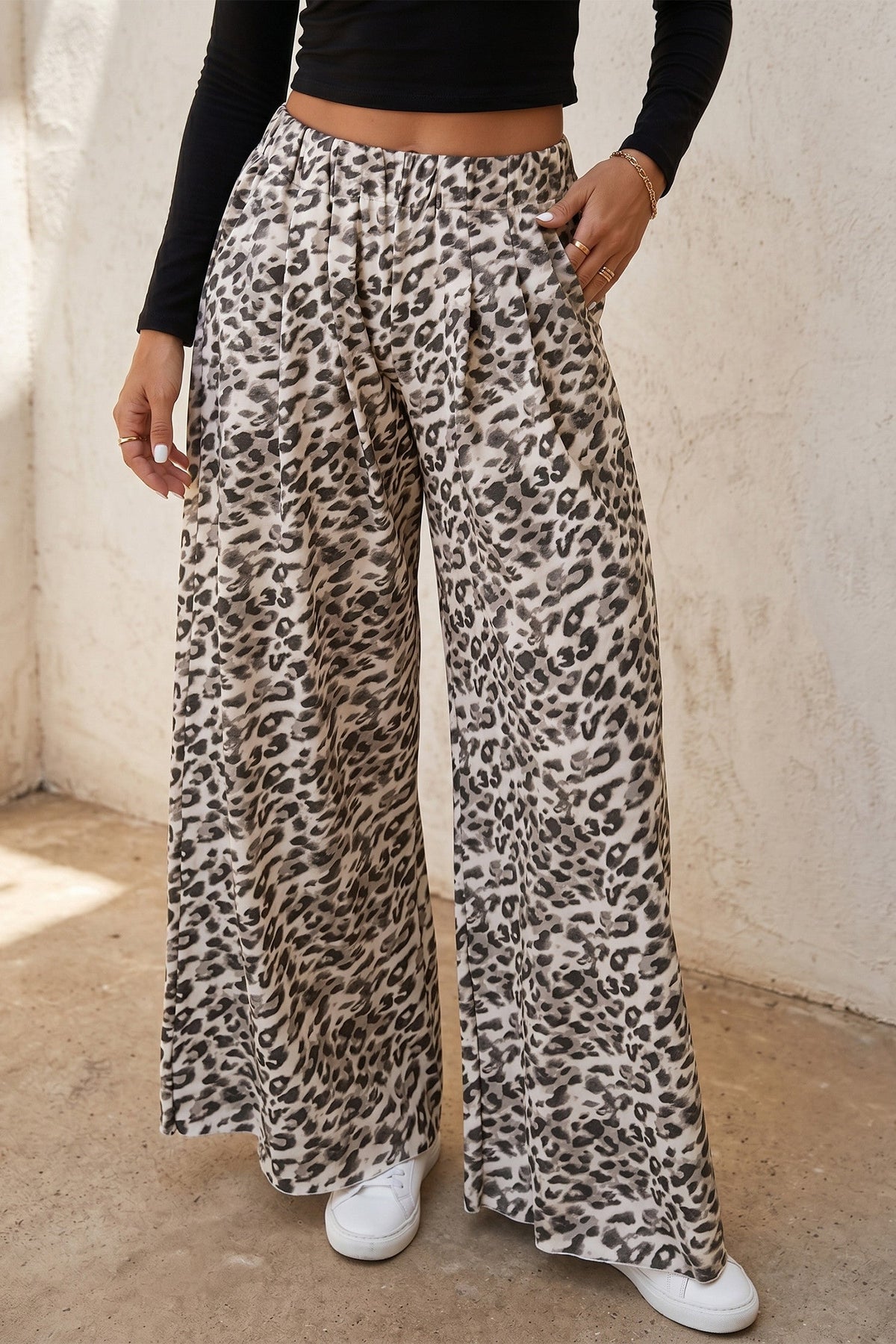 Leopard Full Length Pants