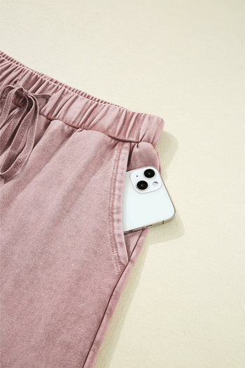 Mineral Wash Drawstring Pants