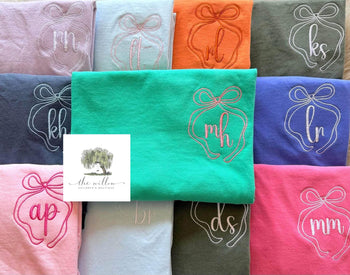 Bow Monogram TShirts