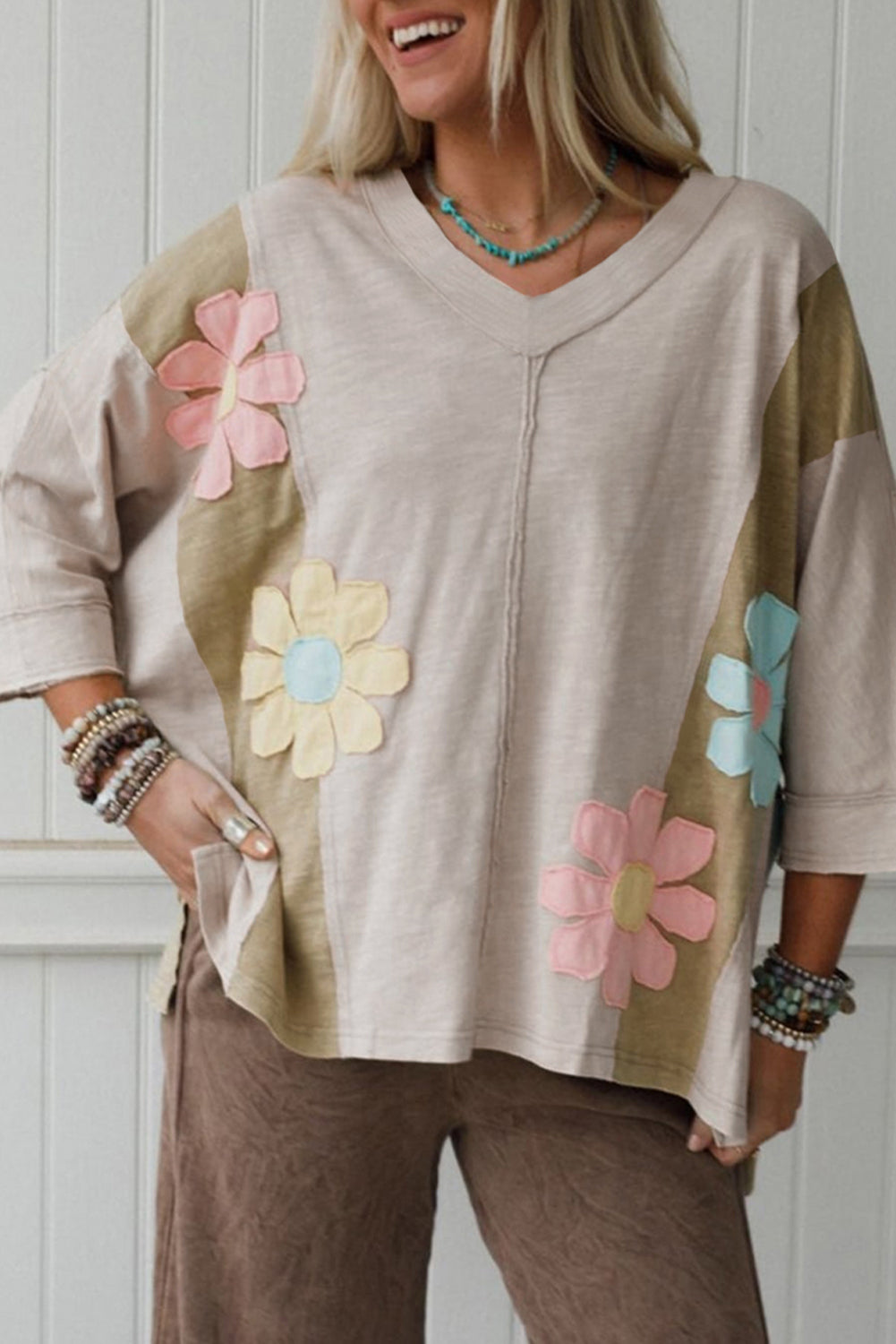 Flower Patch Oversized Top