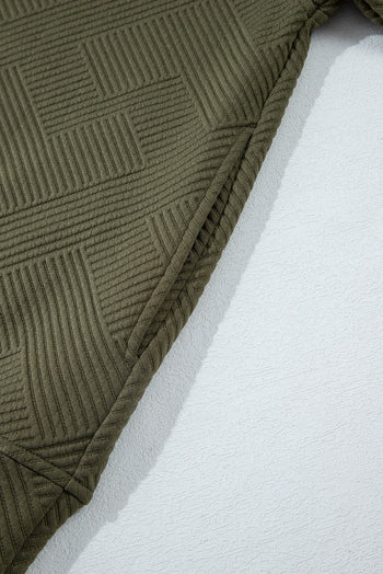 Textured Pocket Pullover