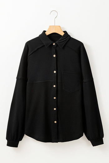 Waffle Knit Shacket